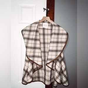 Altar’d State Open Front Plaid Vest